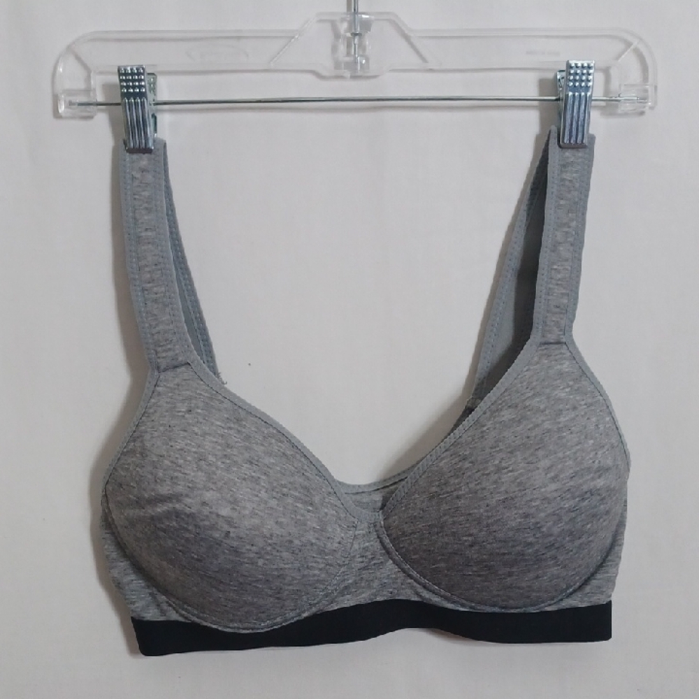 Zone Pro Heather Gray Women's Bra